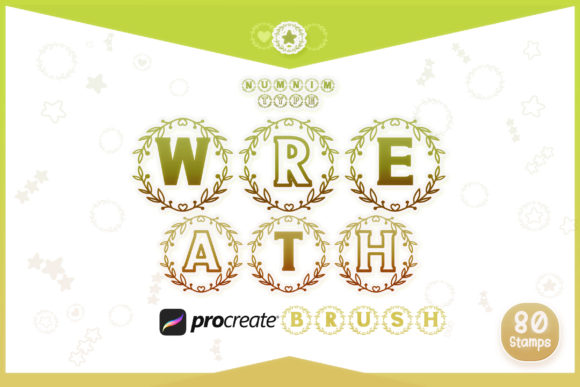 Download Procreate Brush Wreath Floral Alphabet - Premium Resources