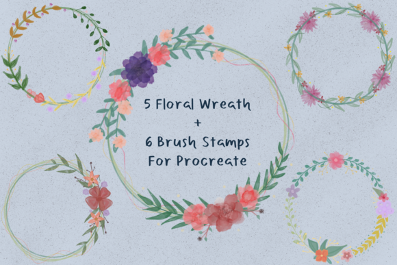 Download Hand-drawn Floral Wreath - Premium Bundle